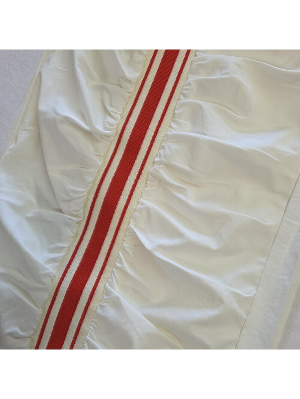 Fashion NOVA Sporty Spice Nylon Pant - Red Stripe White/combo Large - Picture 9 of 11